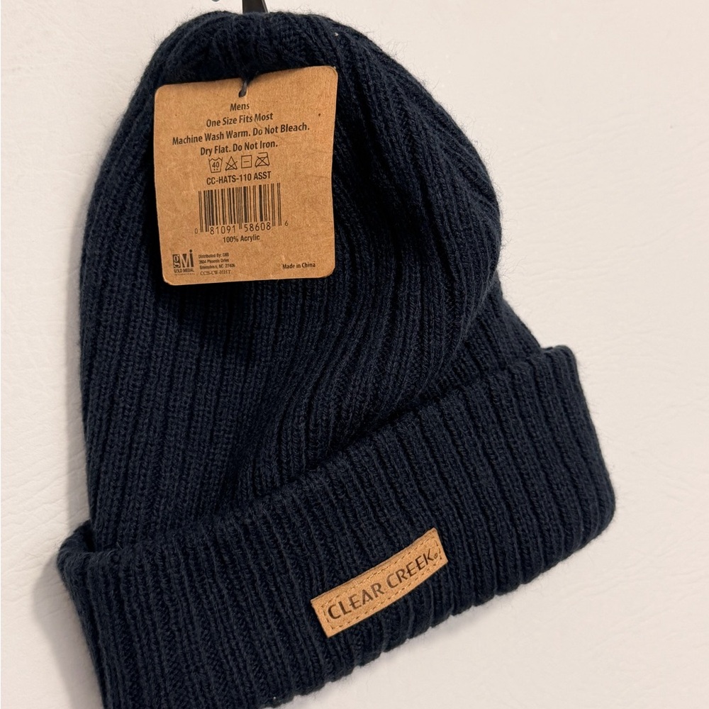 Clear Creek‎ Black Knit Beanie - Picture 2 of 3